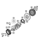Genuine Mopar Flex-plate Or Flywheel Backing 6509636AA New. Price: $16.45.