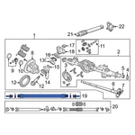 For Ram 1500 2021-2024 53011135AF Rear Drive Shaft New. Price: $471.28.