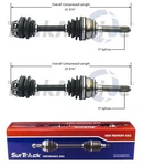 Surtrack Pair Set Of 2 Front Cv Axle Shafts For Isuzu Trooper Acura Slx 4WD New. Price: $161.95.
