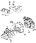 Genuine Mopar Clutch Housing Dust Shield 52107753AC New. Price: $20.32.