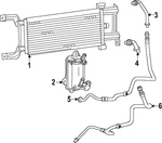 Genuine Nissan Automatic Transmission Oil Cooler Hose 21636-6SA3A New. Price: $81.37.