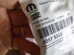 Genuine Mopar 03575333 Control Rod Front Grommet Bulk Packed New. Price: $9.99.
