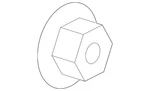 Genuine Nissan Axle Nut 40262-4M400 New. Price: $8.30.