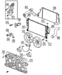 Genuine Mopar Radiator Clamp 4809146AA New. Price: $13.21.