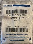 Pack Ford Oem Cooler Pipe Bolt W715131-S437 New. Price: $13.39.