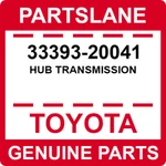 33393-20041 Toyota Oem Genuine Hub Transmission New. Price: $46.32.