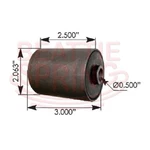 (pair) Ford Mercury Leaf Spring Bushings RB82 Mustang New. Price: $24.99.
