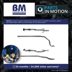 Exhaust Pipe Fits Vauxhall Corsavan 1.2 Centre 2014 On B12XEL Bm 13220795 New. Price: $74.69.