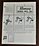 Vtg 1959 Ramsey Winch Mfg DP-1 DP-2 DP1-150 DP2-FY Jeep Equipment Mailer Used. Price: $24.95.