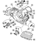 Genuine Mopar Oil Cooler Hose Connector 4809377AA New. Price: $26.78.