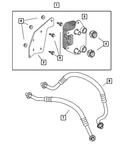 Genuine Mopar Oil Cooler Outlet Line 5290001AD New. Price: $583.52.