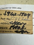 Gm 3788713 1ST & Reverse Gear Shifter Tube 1962-64 Chevrolet Car Nos New. Price: $30.00.