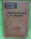 Caterpillar D9 Tractor Torque Converter Drive Parts Book Catalog Manual Used. Price: $25.00.