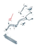 Vw Touareg Automatic Transmission Oil Pressure Line 7P0317801C Neu. Price: $806.76.