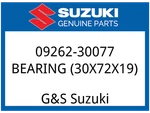 Suzuki Oem Part 09262-30077 Bearing, Sub T/m Output, New. Price: $54.01.