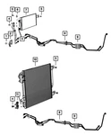 Genuine Mopar Transmission Line Bracket 68324058AA New. Price: $7.87.