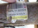 Ford F-150 2011 Rear Axle Assembly 9L3Z4010B 7566 Used. Price: $639.48.