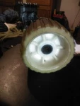 Yates Rubber 500YW-6P Trp Rib Roller 5" X 3/4" Used. Price: $15.00.