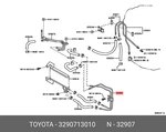 Genuine Oe Oil Tube, 3290713010 For Toyota 32907-13010 Neu. Price: $38.08.