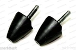 1956-57 Lincoln Continental Mark Mkii Lower Rebound Bumpers Pair LA3019B/20B New. Price: $109.29.
