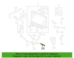 Honda 210MM Atf Transmission Cooler Hose Line 25212-RAA-006 New. Price: $24.99.
