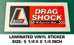 Lakewood Drag Shock Vinyl Decal Sticker - Vintage Racing Nhra Performance Used. Price: $9.53.