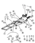 Genuine Mopar Transmission Cross-member 68086156AA New. Price: $452.25.