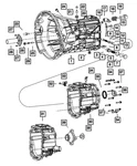 Genuine Mopar Transmission Support 5143828AA New. Price: $28.80.