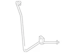 Genuine Mercedes-benz Oil Line 212-500-05-72 New. Price: $57.40.