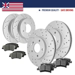Front & Rear Brake Rotors + Ceramic Pads For 2017 2018 2019 2020 Hyundai Elantra New. Price: $121.47.