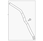 Genuine Nissan Oil Cooler Line 14055-6SX1A New. Price: $23.58.