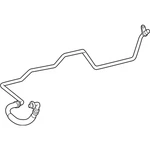 Genuine Mercedes-benz Oe Oil Line 205-270-37-00-64 New. Price: $226.51.