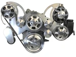 Big Blcok Ford 429 460 Polished Complete Engine Serpentine Pulley Kit Bbf New. Price: $590.00.