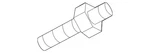 Genuine Volkswagen Return Line Stud N-910-027-02 New. Price: $14.81.