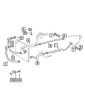 Genuine Mopar Oil Cooler Tube And Hose 5127830AB New. Price: $67.80.