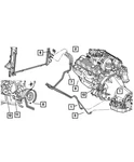 Genuine Mopar Transmission Hose And Valve 4897790AA New. Price: $66.45.