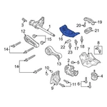 Porsche 97037503302 Automatic Transmission Mount Bracket New. Price: $260.95.