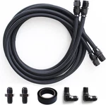 Braided Transmission Cool Hoses Lines Kit Chevy Ford TH350 700R4 TH400 New. Price: $42.98.