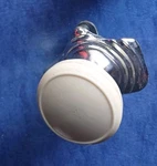 Vintage Morton Mfg Los Angeles Steering Wheel Suicide Knob White 40S 1950S 1960S Used. Price: $40.00.