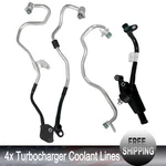 Set Of 4 Turbocharger Coolant Lines For Mercedes G63 GL63 GLE63 GLS63 SL63 Amg New. Price: $158.36.