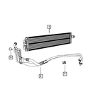 Genuine Mopar Oil Cooler Pressure And Return Hose Tube 05058402AH New. Price: $162.61.