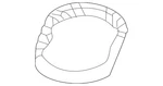 Genuine Volkswagen Oil Cooler Seal WHT-009-338 New. Price: $15.40.