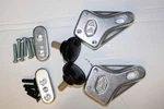 Advance Adapters 716127 Windshield Latches Cast Aluminum Natural Fits Jeep Kit New. Price: $76.97.