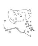 Genuine Mopar Oil Cooler Tube And Hose Return 68064700AB New. Price: $68.99.