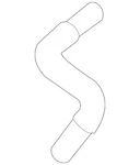 Genuine Toyota Automatic Transmission Oil Cooler Hose 32941-08051 New. Price: $32.61.