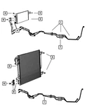 Genuine Mopar Oil Cooler Pressure And Return Line 68143893AA New. Price: $181.50.