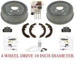 Drums Shoes Spring Wheel Cyl. 4 Drive Ford 03-09 Ranger W10" 9PC New. Price: $265.00.