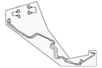 Genuine Ford Automatic Transmission Oil Cooler Hose Assembly HC3Z-7R081-H New. Price: $183.10.