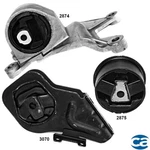 Left, Front & Rear Transmission Mounts 3PCS Set For Chevrolet Classic 2.2L New. Price: $81.25.