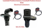 Pcs Camshaft & Crankshaft Position Sensor W/connectors Fits: Nissan L4 1.8L 2L New. Price: $33.80.